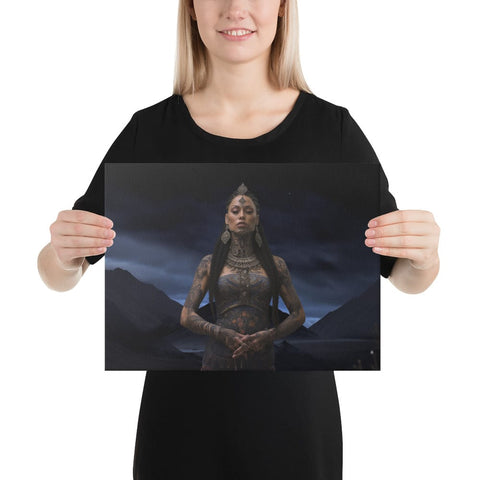 About my Brain Institute Wall Art 12″×16″ Hine-Nui-Te-Pō Goddess Canvas