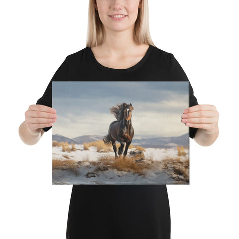 About my Brain Institute Wall Art 12″×16″ Horse Spirit Animal Canvas