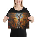 About my Brain Institute Wall Art 12″×16″ Kangaroo Spirit Animal Canvas
