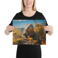 About my Brain Institute Wall Art 12″×16″ Komodo Dragon Spirit Animal Canvas
