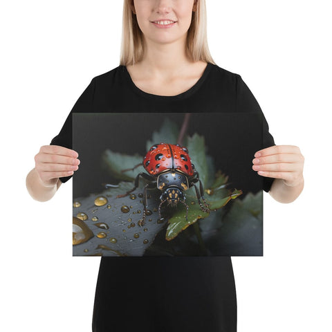 About my Brain Institute Wall Art 12″×16″ Ladybug Spirit Animal Canvas