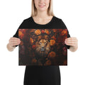 About my Brain Institute Wall Art 12″×16″ Lion Spirit Animal Canvas