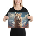 About my Brain Institute Wall Art 12″×16″ Llama Spirit Animal Canvas
