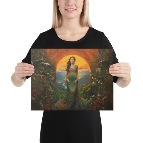 About my Brain Institute Wall Art 12″×16″ Mau Thuong Ngan Goddess Canvas