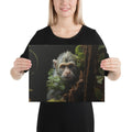 About my Brain Institute Wall Art 12″×16″ Monkey Spirit Animal Canvas