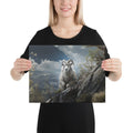 About my Brain Institute Wall Art 12″×16″ Mountain Goat Spirit Animal Canvas