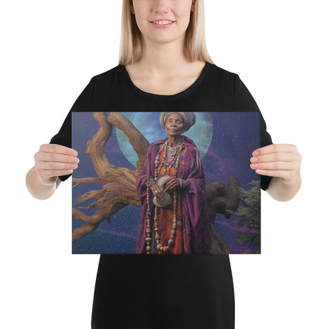 About my Brain Institute Wall Art 12″×16″ Nana Buluku Godddess Canvas