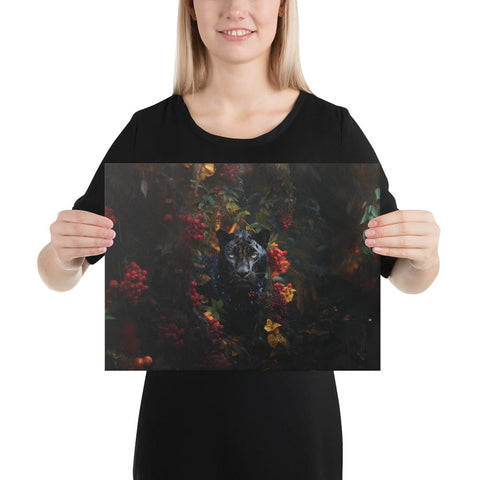 About my Brain Institute Wall Art 12″×16″ Panther Spirit Animal Canvas