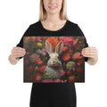 About my Brain Institute Wall Art 12″×16″ Rabbit Spirit Animal Canvas