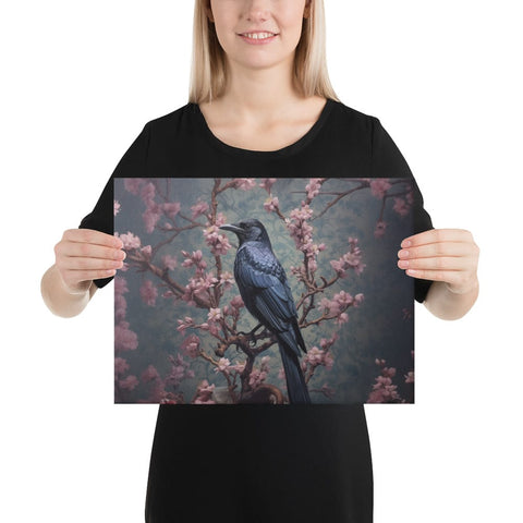 About my Brain Institute Wall Art 12″×16″ Raven Spirit Animal Canvas