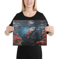 About my Brain Institute Wall Art 12″×16″ Salmon Spirit Animal Canvas