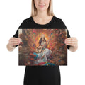About my Brain Institute Wall Art 12″×16″ Saraswati Goddess Canvas