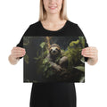 About my Brain Institute Wall Art 12″×16″ Sloth Spirit Animal Canvas