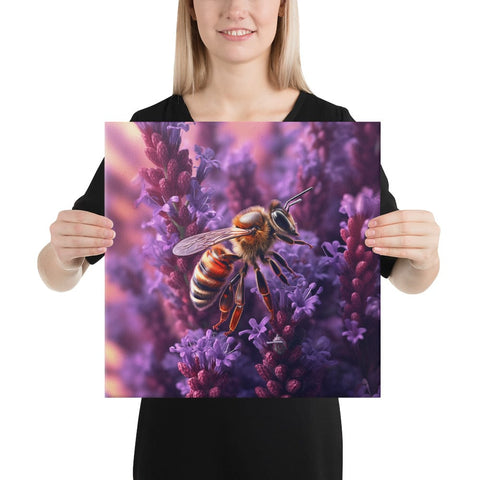 About my Brain Institute Wall Art 16″×16″ Bee Spirit Animal Canvas