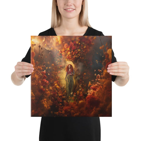 About my Brain Institute Wall Art 16″×16″ Brigid Goddess Canvas