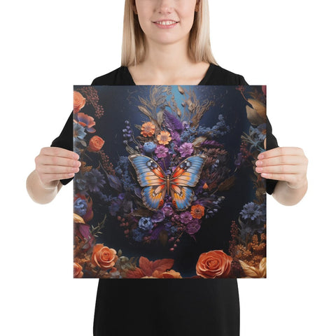 About my Brain Institute Wall Art 16″×16″ Butterfly Spirit Animal Canvas