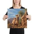 About my Brain Institute Wall Art 16″×16″ Camel Spirit Animal Canvas