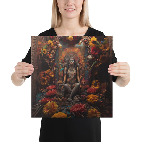 About my Brain Institute Wall Art 16″×16″ Coatlicue Goddess Canvas