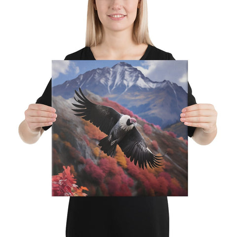 About my Brain Institute Wall Art 16″×16″ Condor Spirit Animal Canvas