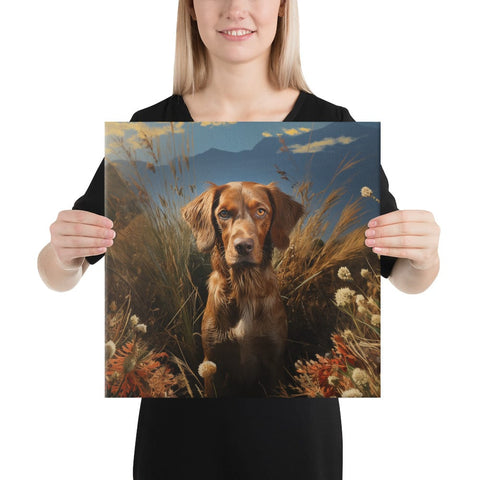 About my Brain Institute Wall Art 16″×16″ Dog Spirit Animal Canvas