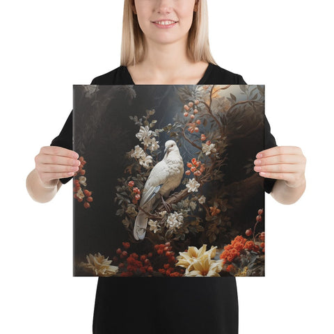 About my Brain Institute Wall Art 16″×16″ Dove Spirit Animal Canvas