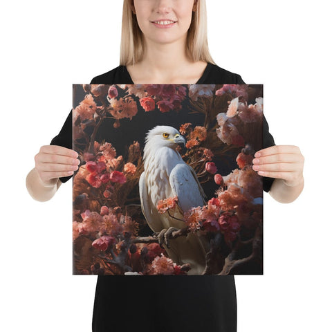 About my Brain Institute Wall Art 16″×16″ Hawk Spirit Animal Canvas