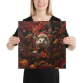 About my Brain Institute Wall Art 16″×16″ Hedgehog Spirit Animal Canvas