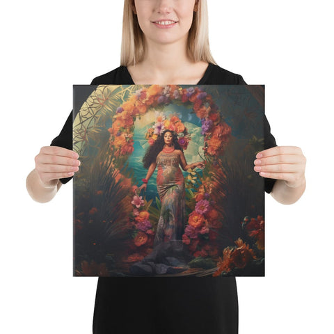 About my Brain Institute Wall Art 16″×16″ Hina Goddess Canvas