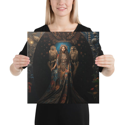 About my Brain Institute Wall Art 16″×16″ Jaci Goddess Canvas