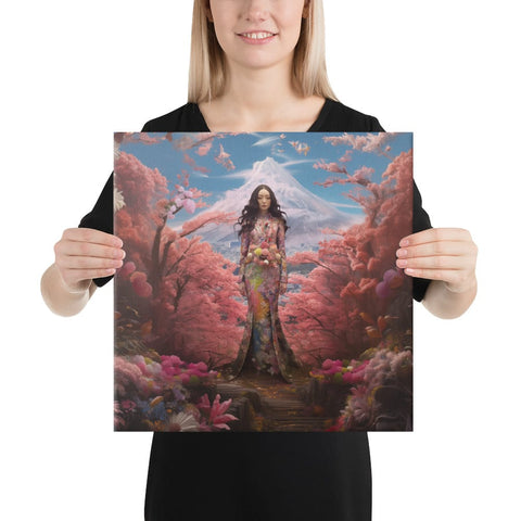 About my Brain Institute Wall Art 16″×16″ Konohanasakuya Goddess Canvas