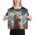 About my Brain Institute Wall Art 16″×16″ Llama Spirit Animal Canvas