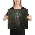 About my Brain Institute Wall Art 16″×16″ Mama Quilla Goddess Canvas