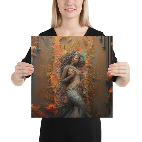 About my Brain Institute Wall Art 16″×16″ Mami Wata Goddess Canvas