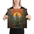 About my Brain Institute Wall Art 16″×16″ Mau Thuong Ngan Goddess Canvas