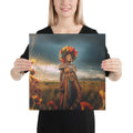 About my Brain Institute Wall Art 16″×16″ Mbaba Mwana Waresa Goddess Canvas