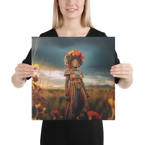 About my Brain Institute Wall Art 16″×16″ Mbaba Mwana Waresa Goddess Canvas