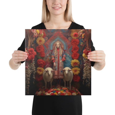 About my Brain Institute Wall Art 16″×16″ Mokosh Goddess Canvas