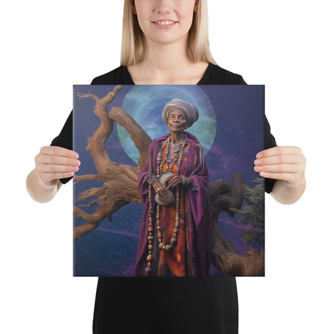 About my Brain Institute Wall Art 16″×16″ Nana Buluku Godddess Canvas