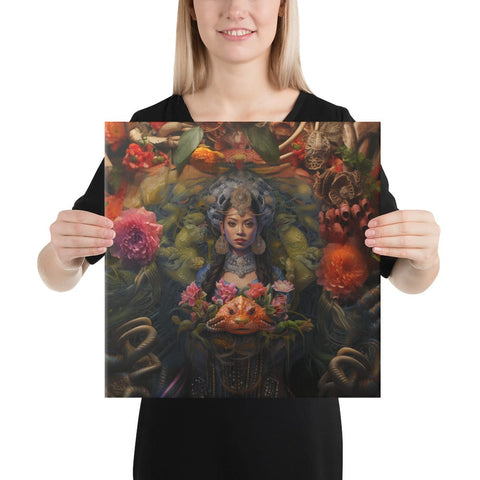 About my Brain Institute Wall Art 16″×16″ Neang Neak Goddess Canvas