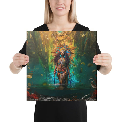 About my Brain Institute Wall Art 16″×16″ Oshun Goddess Canvas
