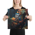 About my Brain Institute Wall Art 16″×16″ Owl Spirit Animal Canvas