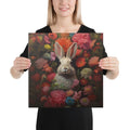 About my Brain Institute Wall Art 16″×16″ Rabbit Spirit Animal Canvas