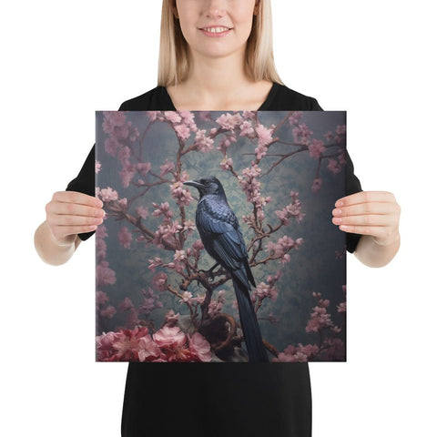 About my Brain Institute Wall Art 16″×16″ Raven Spirit Animal Canvas
