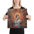About my Brain Institute Wall Art 16″×16″ Saraswati Goddess Canvas