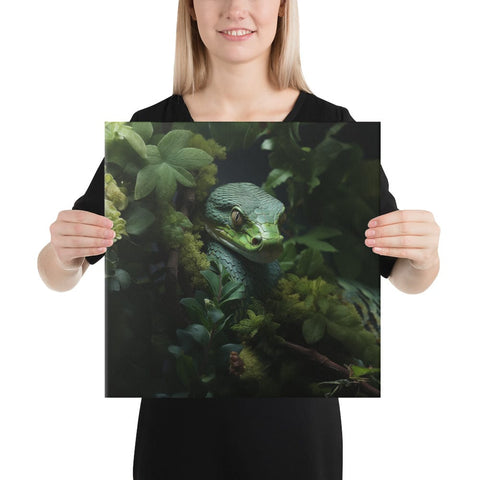 About my Brain Institute Wall Art 16″×16″ Snake Spirit Animal Canvas