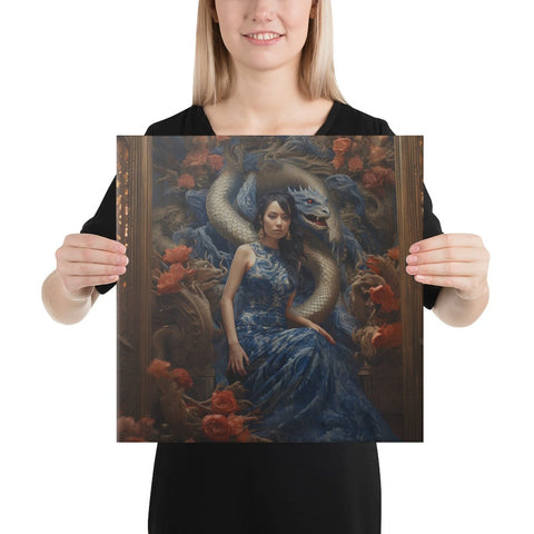 About my Brain Institute Wall Art 16″×16″ Tiamat Goddess Canvas