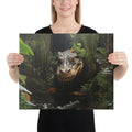 About my Brain Institute Wall Art 16″×20″ Alligator Spirit Animal Canvas