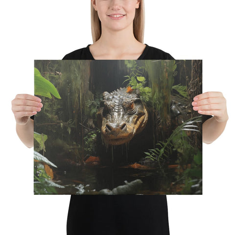 About my Brain Institute Wall Art 16″×20″ Alligator Spirit Animal Canvas