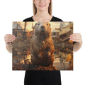 About my Brain Institute Wall Art 16″×20″ Beaver Spirit Animal Canvas
