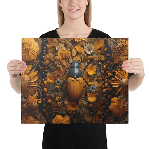 About my Brain Institute Wall Art 16″×20″ Beetle Spirit Animal Canvas